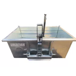 Benne 3 points galvanisée LIDERFARM 1m20 charge 600kg – Image 6