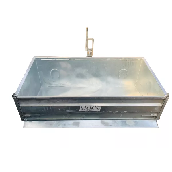 Benne 3 points galvanisée LIDERFARM 1m80 charge 800kg Ø19mm