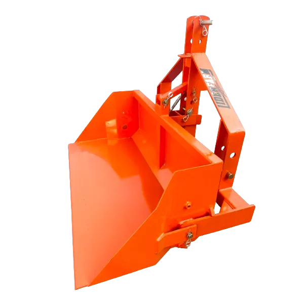 Godet à basculement manuel LIDERFARM 1m00 pour micro tracteurs 15-30CV