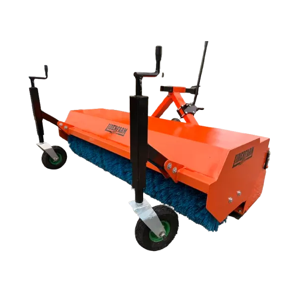 Balayeuse avec bac de ramassage LIDERFARM 1m90 pour tracteur 40-100CV